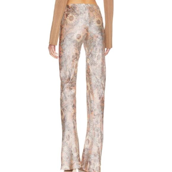 Bec + Bridge Nina Pant in Blush Jacquard NWOT Size 2 US - Picture 4 of 4